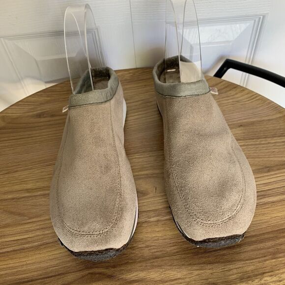 Womens Vans Suede Street Clog II Shoes Size 8.5 Slip-On Beige - Picture 10 of 16